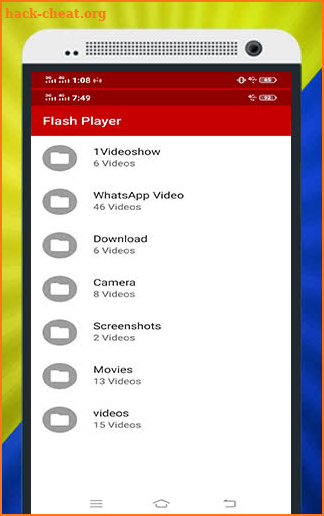 SWF Player for Android - FLV & SCG Player screenshot