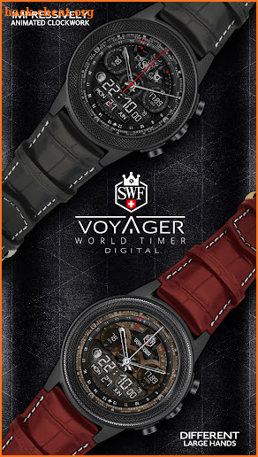 SWF Voyager Digital Watch Face screenshot