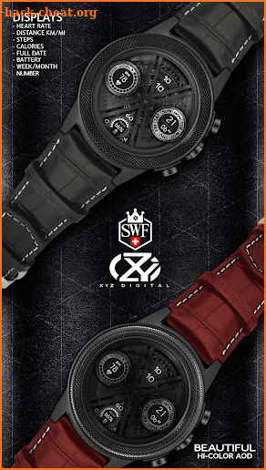 SWF XYZ Digital Watch Face screenshot