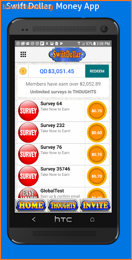 Swift Survey Dollar : Surveys that Pay screenshot
