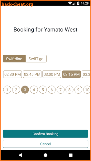 Swiftdine screenshot