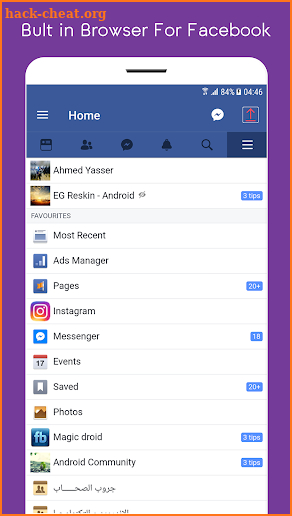 Swifter For Facebook - 3 IN 1 screenshot
