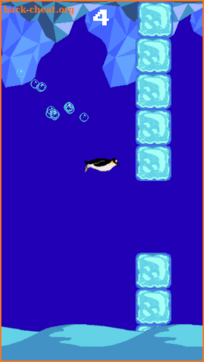 Swim Penguin Retro Underwater Adventure screenshot