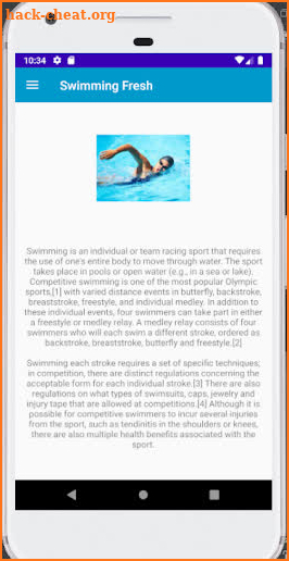 Swimming Fresh screenshot