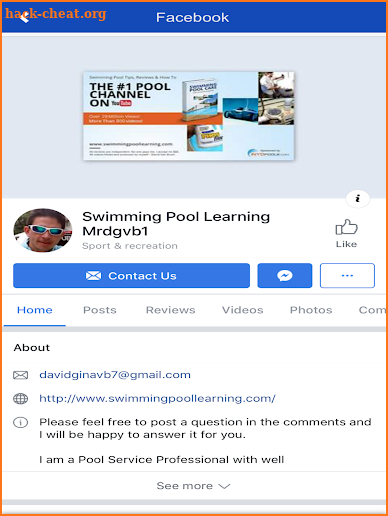 Swimming pool Learning screenshot