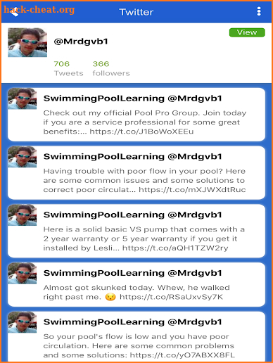 Swimming pool Learning screenshot