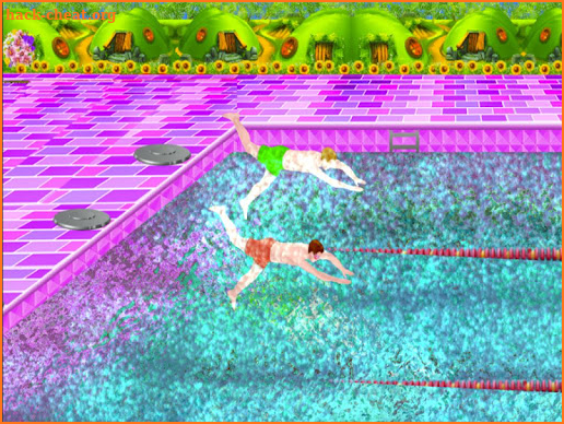 Swimming Pool Race Games for Girls screenshot