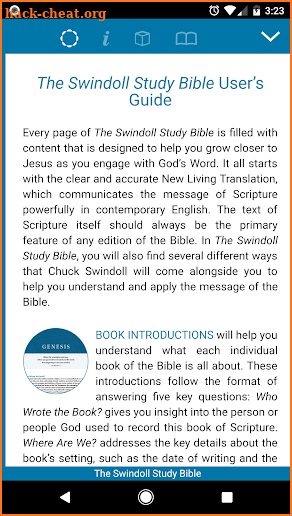 Swindoll Study Bible screenshot