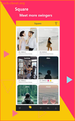 Swingers Meetup App ThreeSomes screenshot