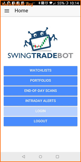 SwingTradeBot Stock Screener & Smart Watchlists screenshot