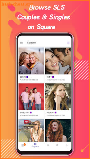 SwinX: Threesome Hookup & Swingers 3some Date App screenshot