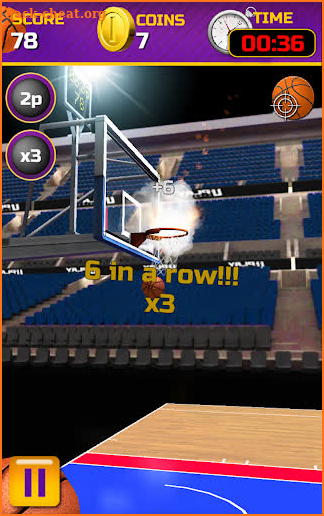 Swipe Basketball screenshot