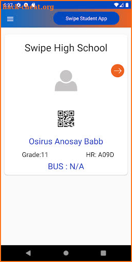 SwipeK12 Student ID Card screenshot
