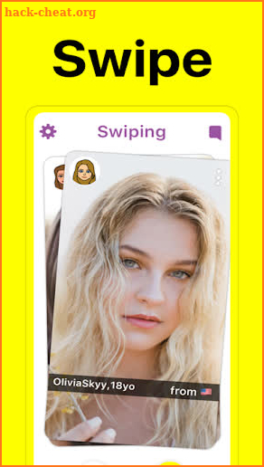 Swiping - Snapchat Friends screenshot