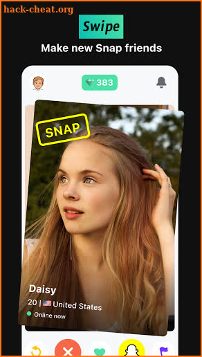 Swipr - New friends on Snapchat screenshot