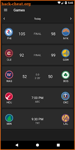 Swish - NBA Scores for Reddit screenshot