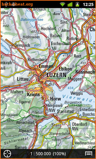 Swiss Map Mobile screenshot