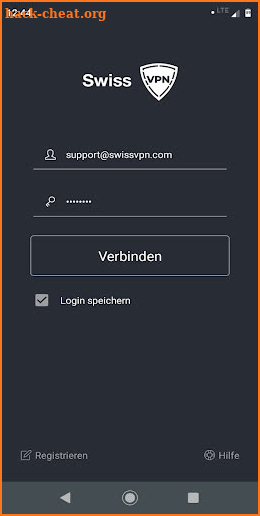 Swiss VPN screenshot