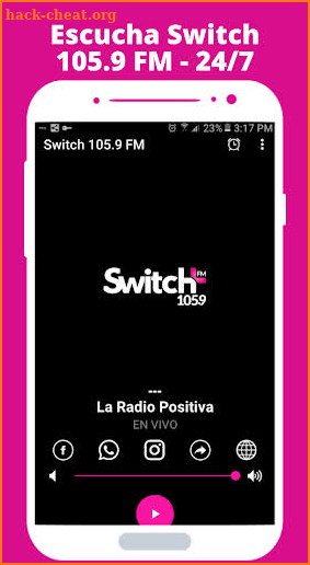 Switch 105.9 FM screenshot