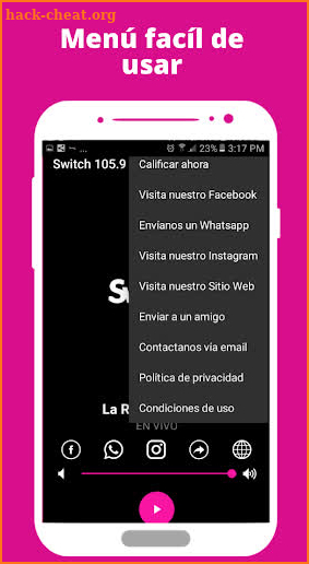 Switch 105.9 FM screenshot