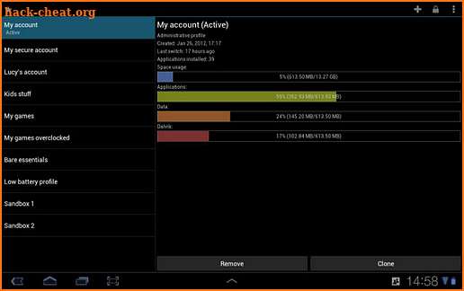 SwitchMe Multiple Accounts Key screenshot