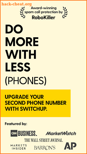 SwitchUp - Second Phone Number screenshot