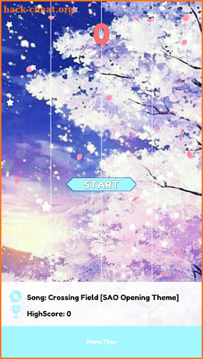 Sword Art Online Piano Tiles Anime screenshot