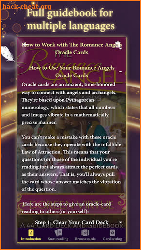 Sword Oracle Cards screenshot