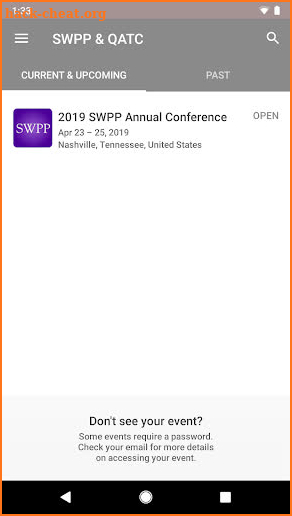 SWPP & QATC Conferences screenshot