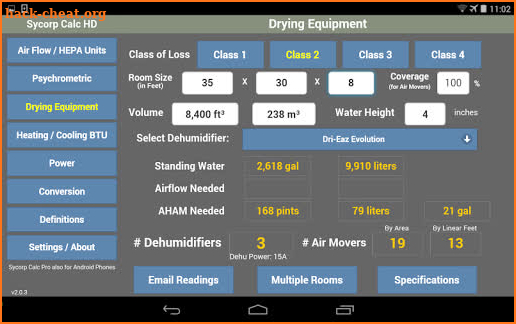 Sycorp Calc HD for Tablets screenshot