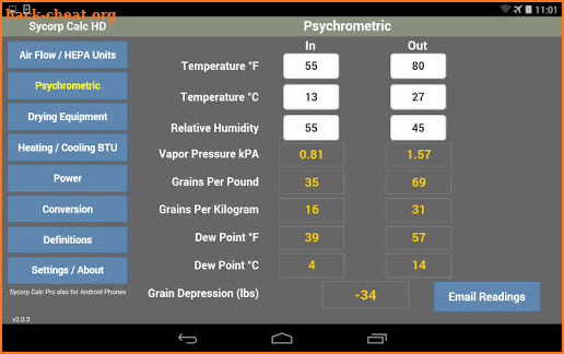 Sycorp Calc HD for Tablets screenshot