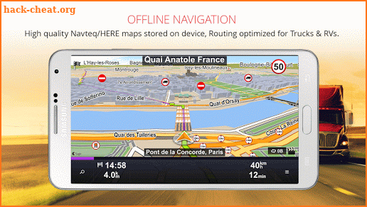 Sygic Truck GPS Navigation screenshot