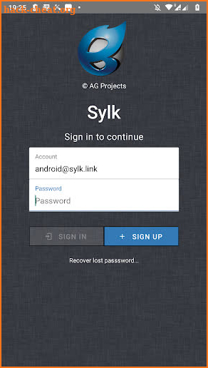 Sylk Mobile screenshot