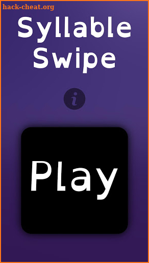 Syllable Swipe screenshot