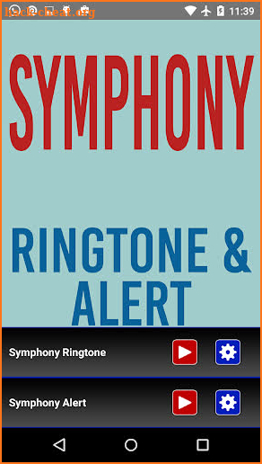 Symphony Ringtone and Alert screenshot