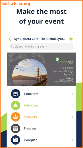 SynBioBeta 2019 screenshot