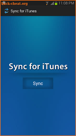 Sync for iTunes screenshot