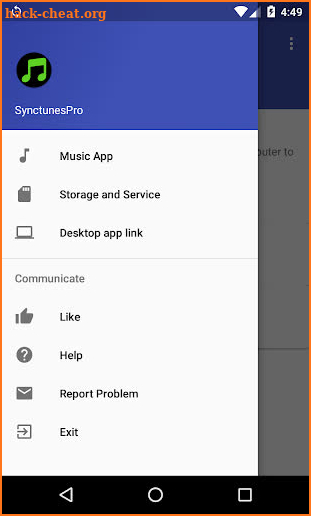 Sync iTunes to android - Free screenshot