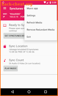 Sync iTunes to android Free screenshot