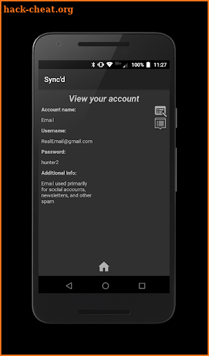 Sync'd Password Manager screenshot