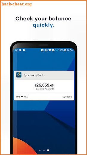 Synchrony Bank screenshot