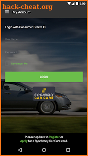 Synchrony Car Care screenshot