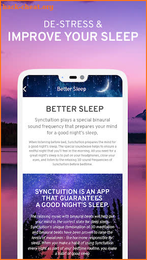 Synctuition Meditation Program screenshot