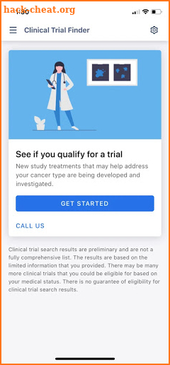 SYNERGY-AI Cancer Clinical Trial Finder screenshot