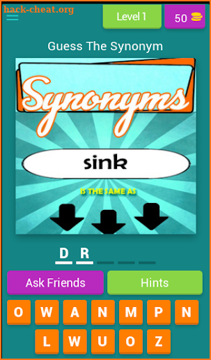 Synonyms & Antonyms Word Guess screenshot