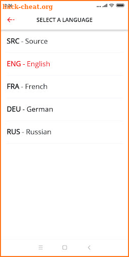 Syntax Translations – Interpreting services screenshot