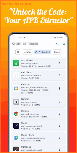 SysAPK Extractor screenshot