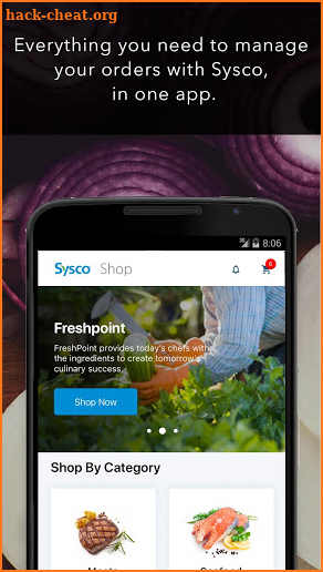 Sysco Shop screenshot