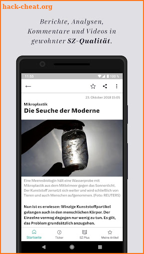 SZ.de - Nachrichten - Süddeutsche Zeitung screenshot