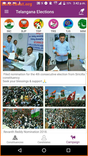 T Elect - Telangana Elections screenshot